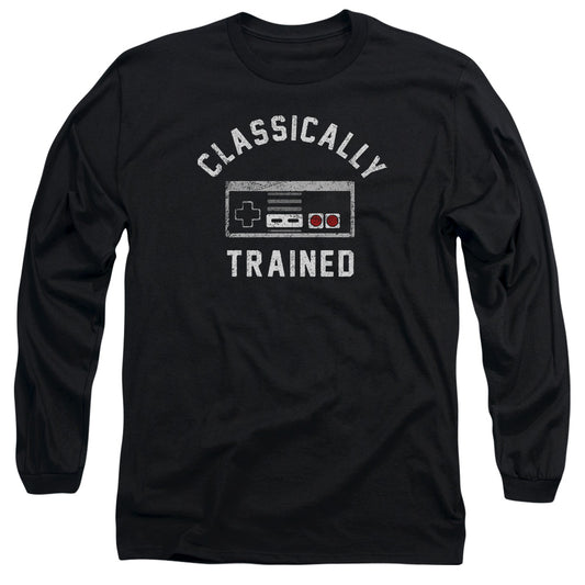 Classically Trained - Long Sleeve Adult 18 - 1 - Black T-shirt