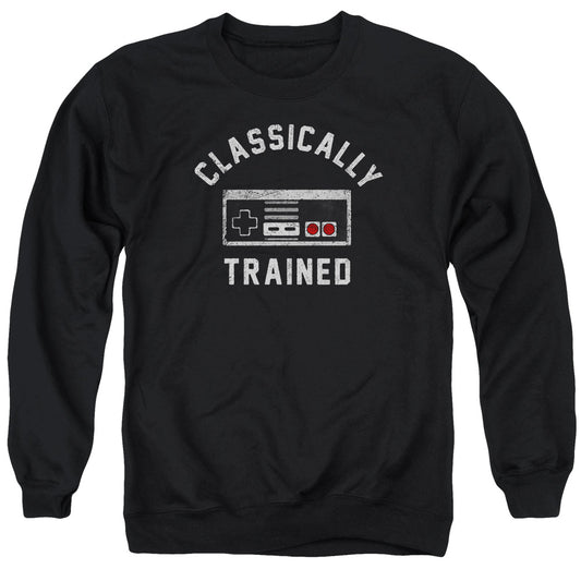 Classically Trained - Adult Crewneck Sweatshirt - Black