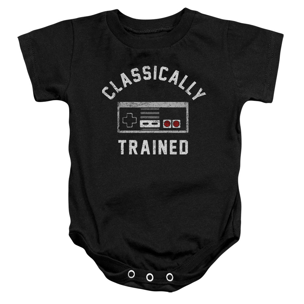 Classically Trained-infant Snapsuit - Black