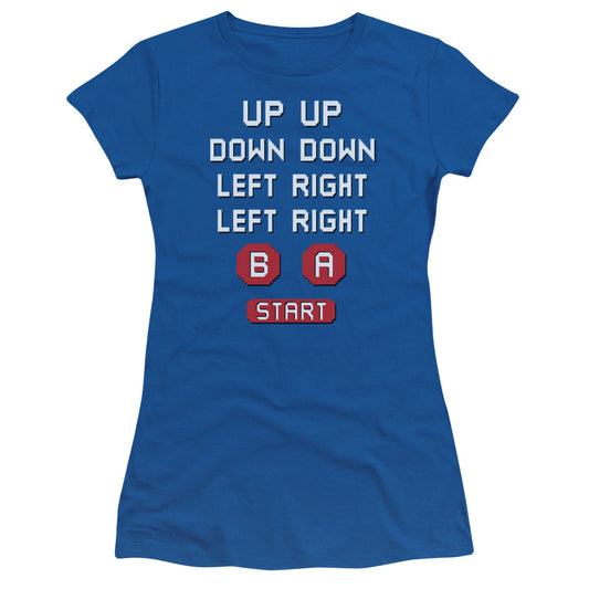 Life Code - Short Sleeve Junior Sheer - Royal Blue T-shirt