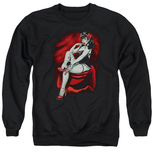 Broken Shoe Zombie - Adult Crewneck Sweatshirt - Black