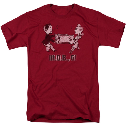 M.o.b.g - Short Sleeve Adult 18 - 1 - Cardinal T-shirt
