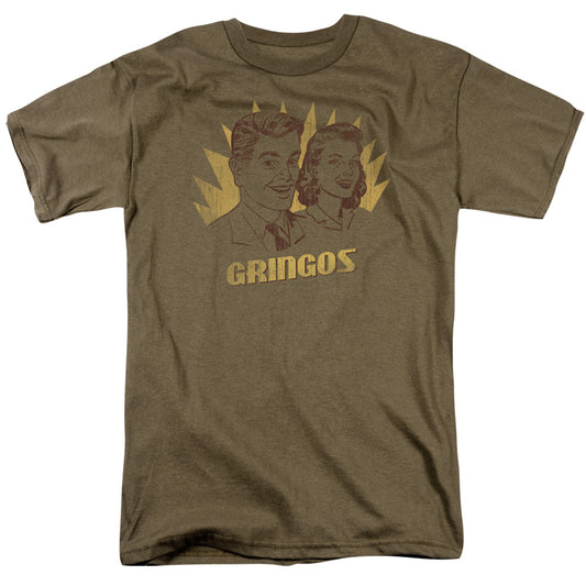Gringos - Short Sleeve Adult 18 - 1 - Safari Green T-shirt