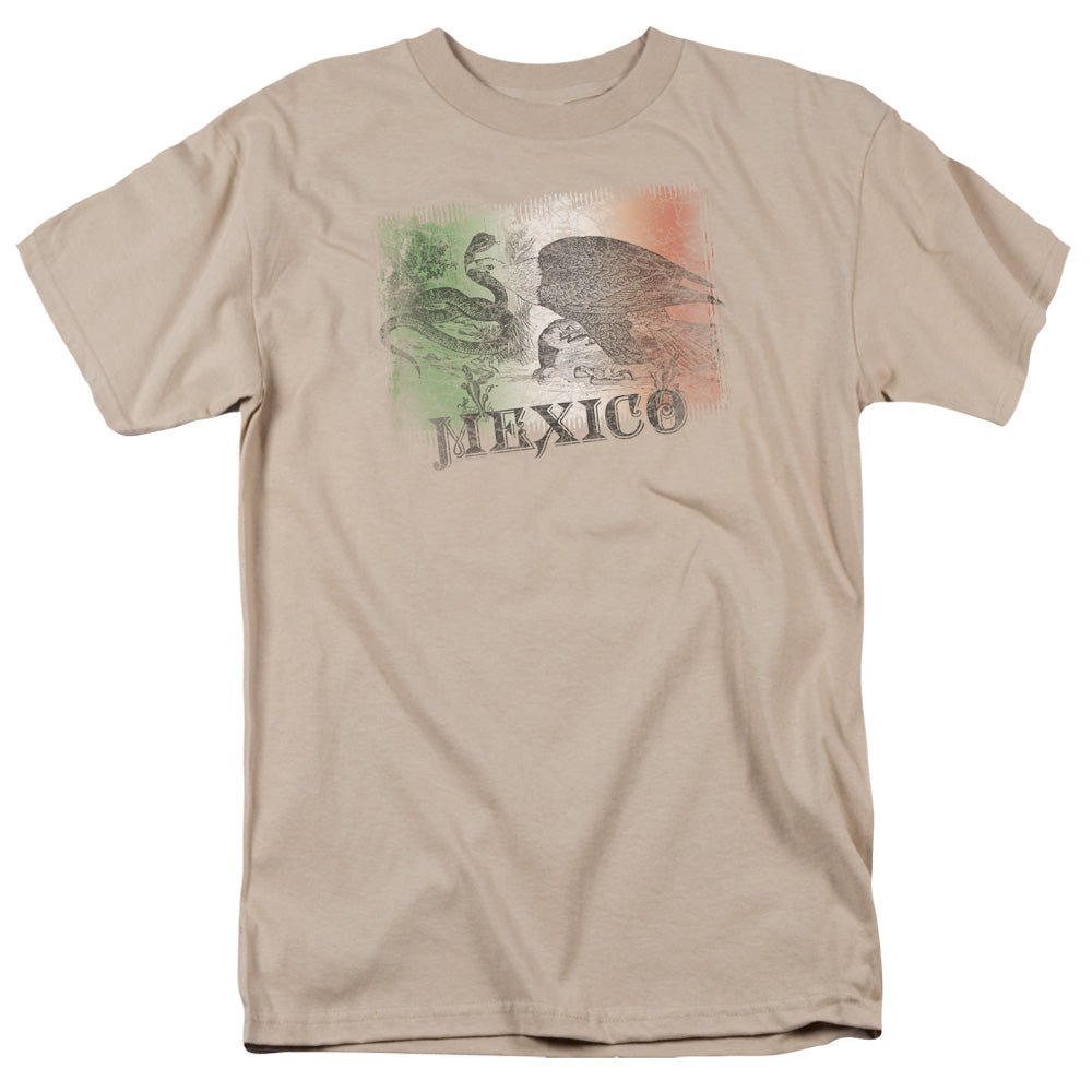 Mexico Flag Fade - Short Sleeve Adult 18 - 1 - Sand T-shirt