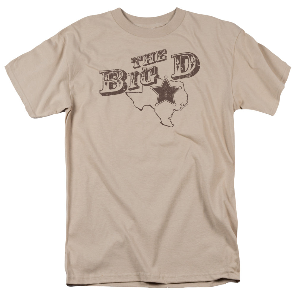 The Big D - Short Sleeve Adult 18 - 1 - Sand T-shirt