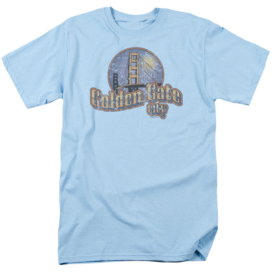 Golden Gate City - Short Sleeve Adult 18 - 1 - Light Blue T-shirt