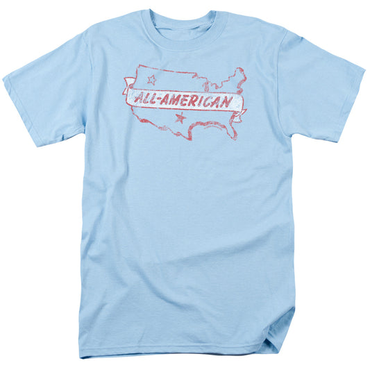 All American - Short Sleeve Adult 18 - 1 - Light Blue T-shirt