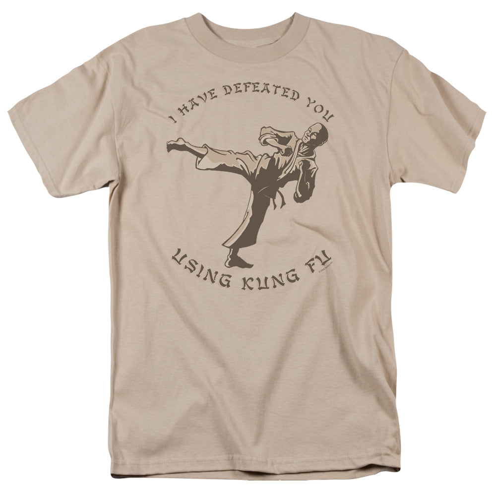 Using Kung Fu - Short Sleeve Adult 18 - 1 - Sand T-shirt