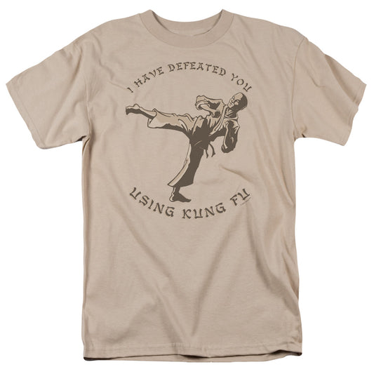 Using Kung Fu - Short Sleeve Adult 18 - 1 - Sand T-shirt