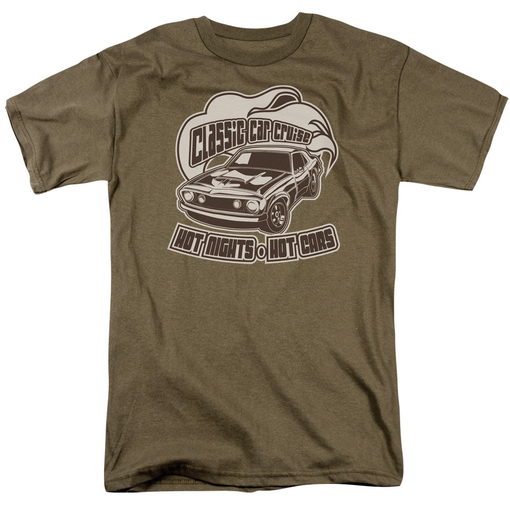 Classic Car Cruise - Short Sleeve Adult 18 - 1 - Safari Green T-shirt