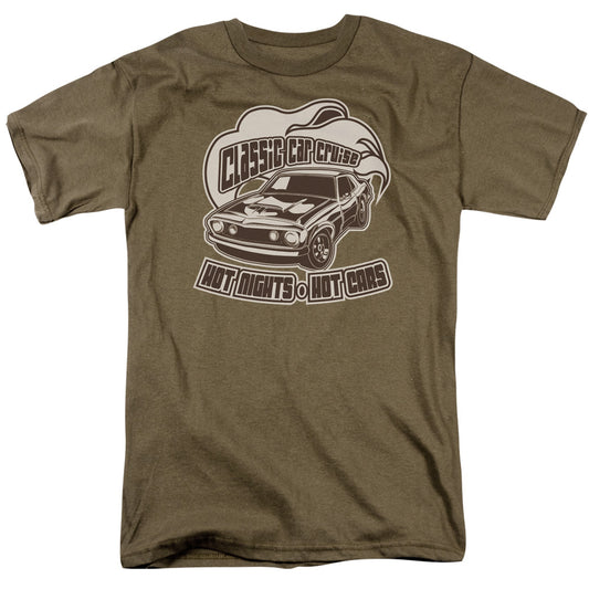 Classic Car Cruise - Short Sleeve Adult 18 - 1 - Safari Green T-shirt
