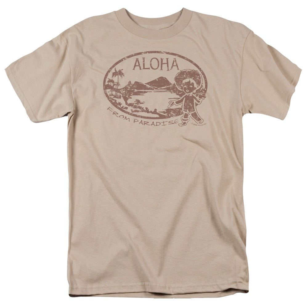 ALOHA -   ADULT 18/1 - SAND T-Shirt