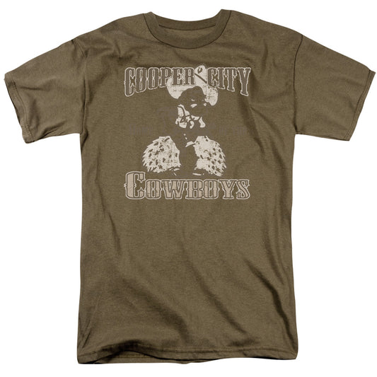 Cooper City Cowboys - Short Sleeve Adult 18 - 1 - Safari Green T-shirt