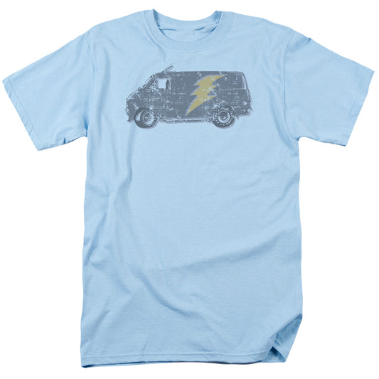 Lightening Van - Short Sleeve Adult 18 - 1 - Light Blue T-shirt