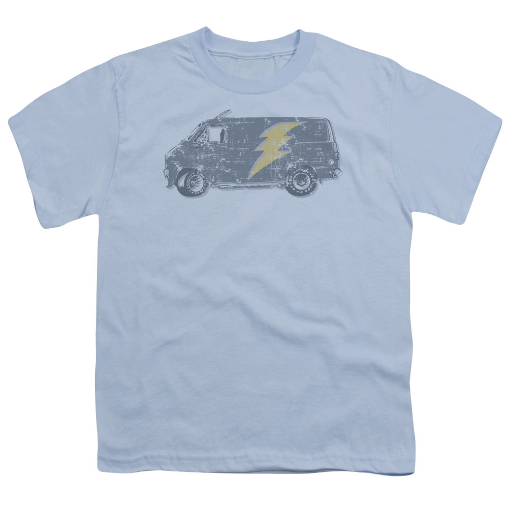Lightening Van - Short Sleeve Youth 18 - 1 - Light Blue T-shirt