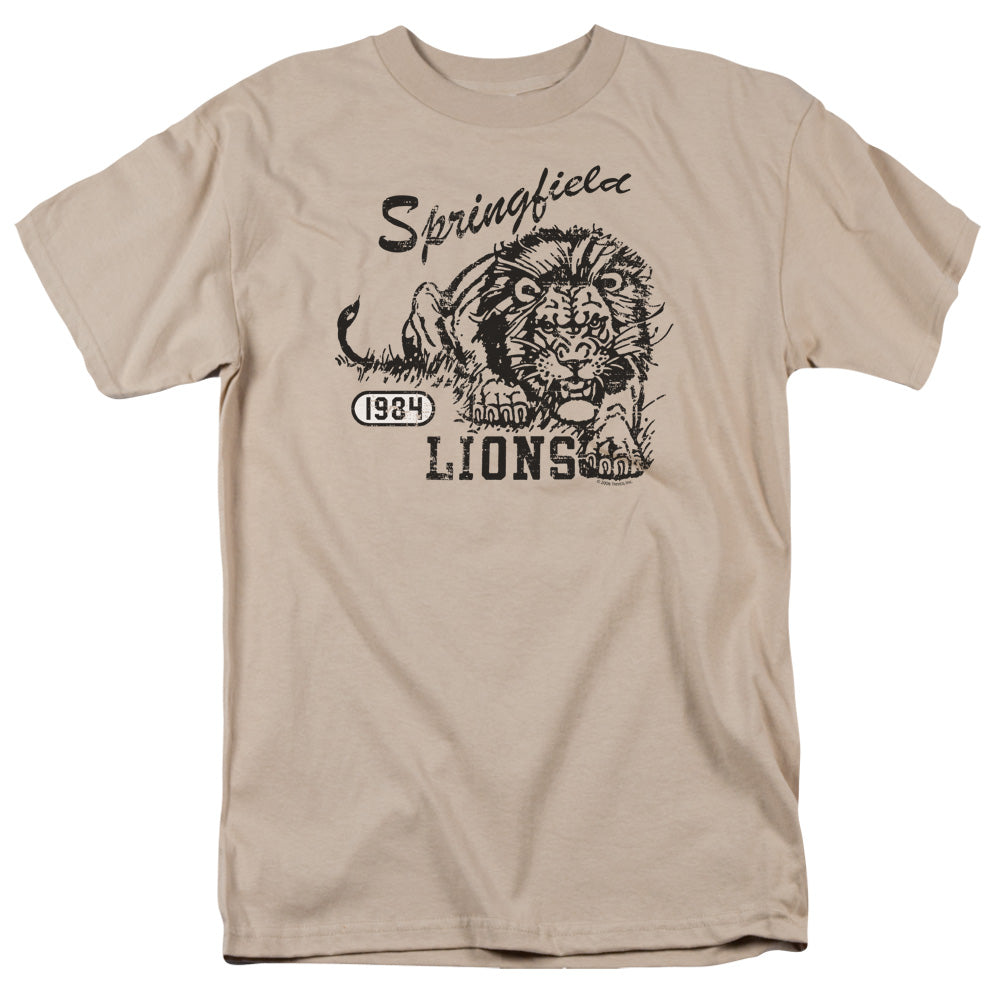 Springfield Lions - Short Sleeve Adult 18 - 1 - Sand T-shirt