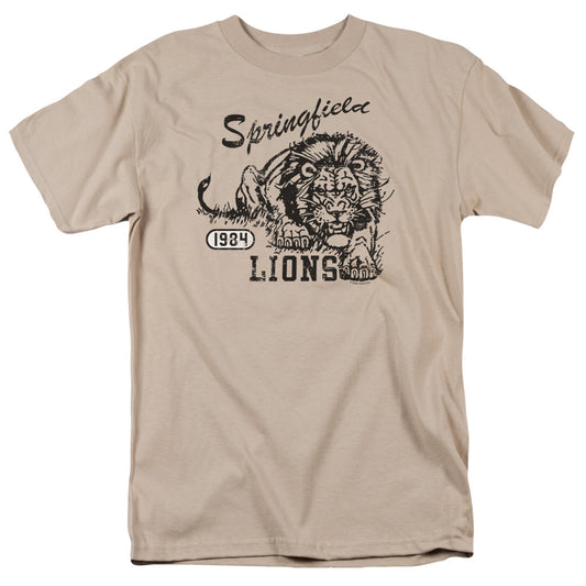 Springfield Lions - Short Sleeve Adult 18 - 1 - Sand T-shirt