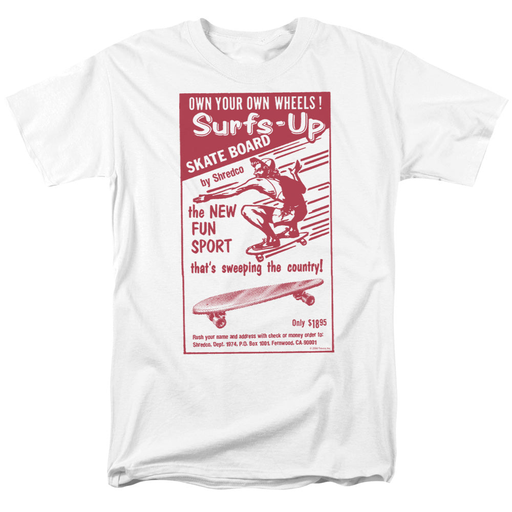 Surfs Up - Short Sleeve Adult 18 - 1 - White T-shirt