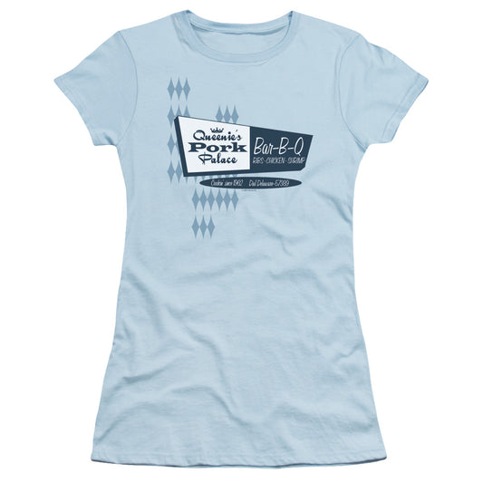 QUEENIES PORK PLACE -   JUNIOR SHEER - LIGHT BLUE T-Shirt