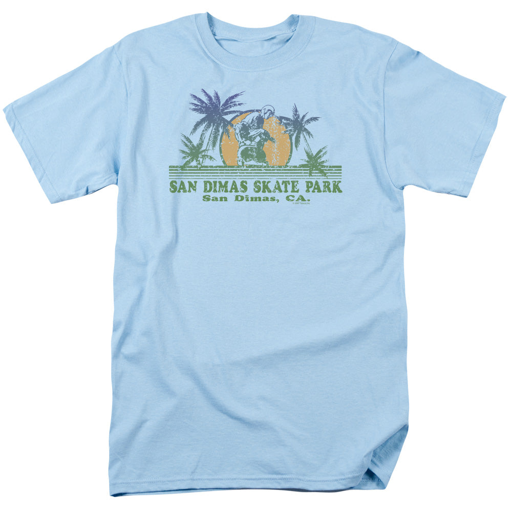San Dimas Skate Park - Short Sleeve Adult 18 - 1 - Light Blue T-shirt
