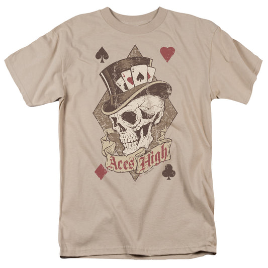 Aces High - Short Sleeve Adult 18 - 1 - Sand T-shirt
