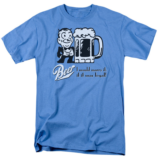 Beer - Short Sleeve Adult 18 - 1 - Carolina Blue T-shirt