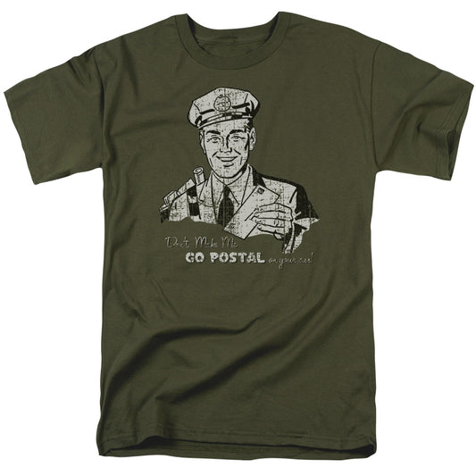 Go Postal - Short Sleeve Adult 18 - 1 - Military Green T-shirt