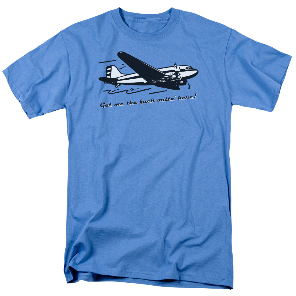 Get Me Outta Here - Short Sleeve Adult 18 - 1 - Carolina Blue T-shirt