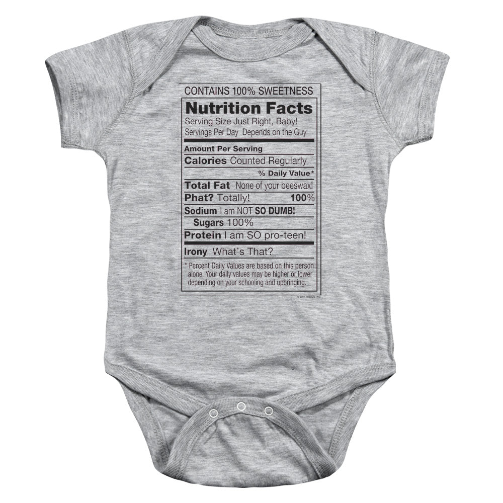 100% Sweetness-infant Snapsuit - Athletic Heather