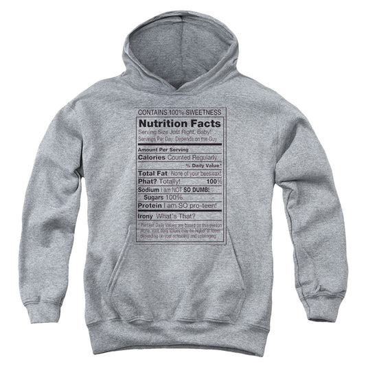 100% Sweetness - Youth Pull-over Hoodie - Heather