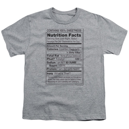 100% Sweetness - Short Sleeve Youth 18 - 1 - Athletic Heather T-shirt