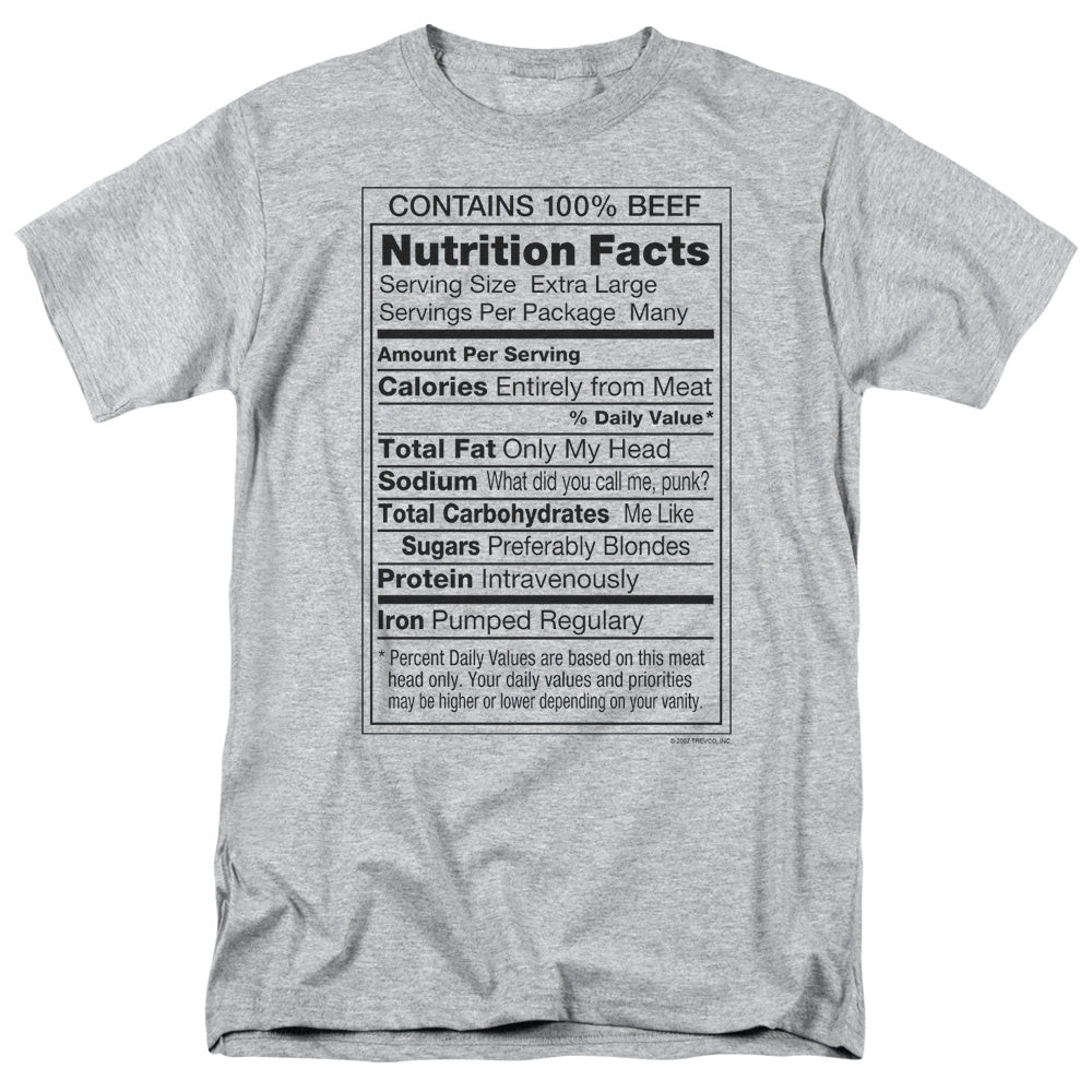 100% Beef - Short Sleeve Adult 18 - 1 - Athletic Heather T-shirt