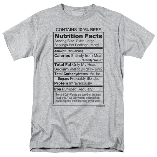 100% Beef - Short Sleeve Adult 18 - 1 - Athletic Heather T-shirt