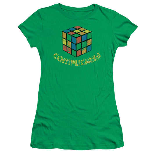 COMPLICATED -   JUNIOR SHEER - KELLY GREEN T-Shirt