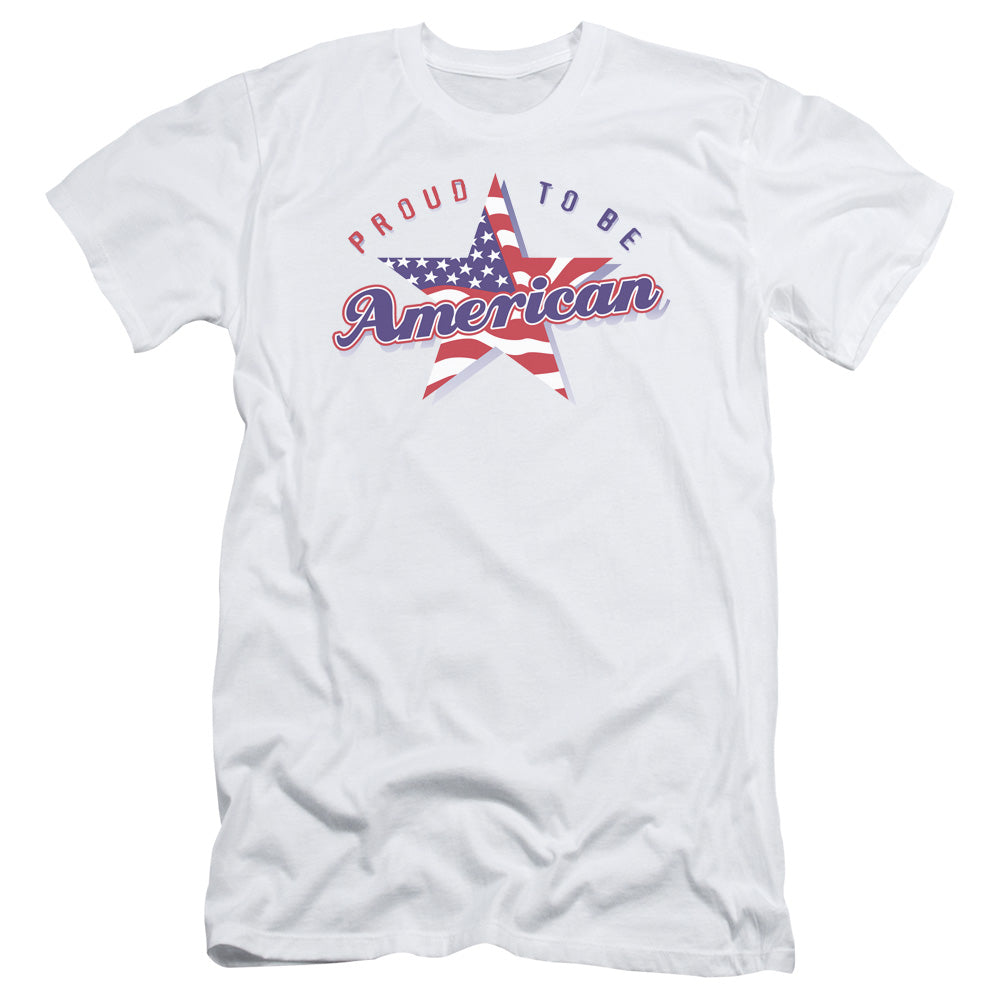 Proud To Be American - Short Sleeve Adult 30 - 1 - White T-shirt