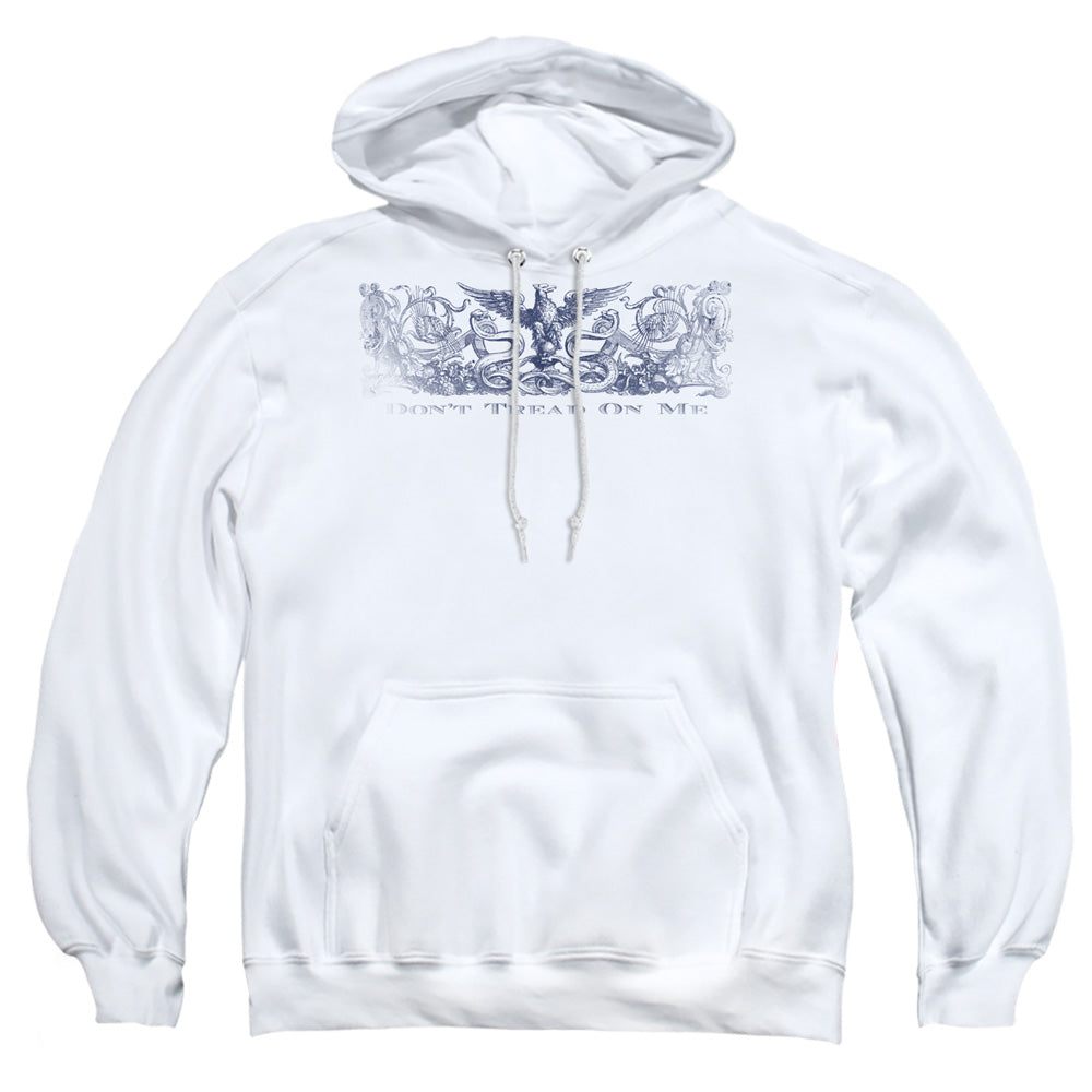 Dont Tread On Me - Adult Pull-over Hoodie - White