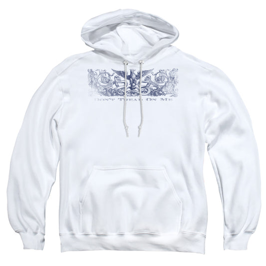 Dont Tread On Me - Adult Pull-over Hoodie - White