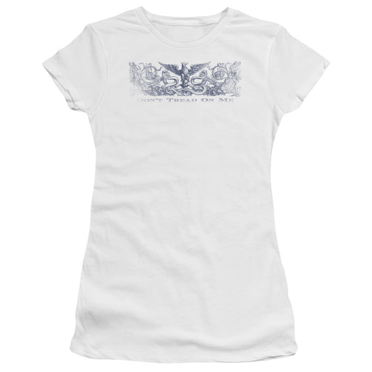 DONT TREAD ON ME -   JUNIOR SHEER - WHITE T-Shirt