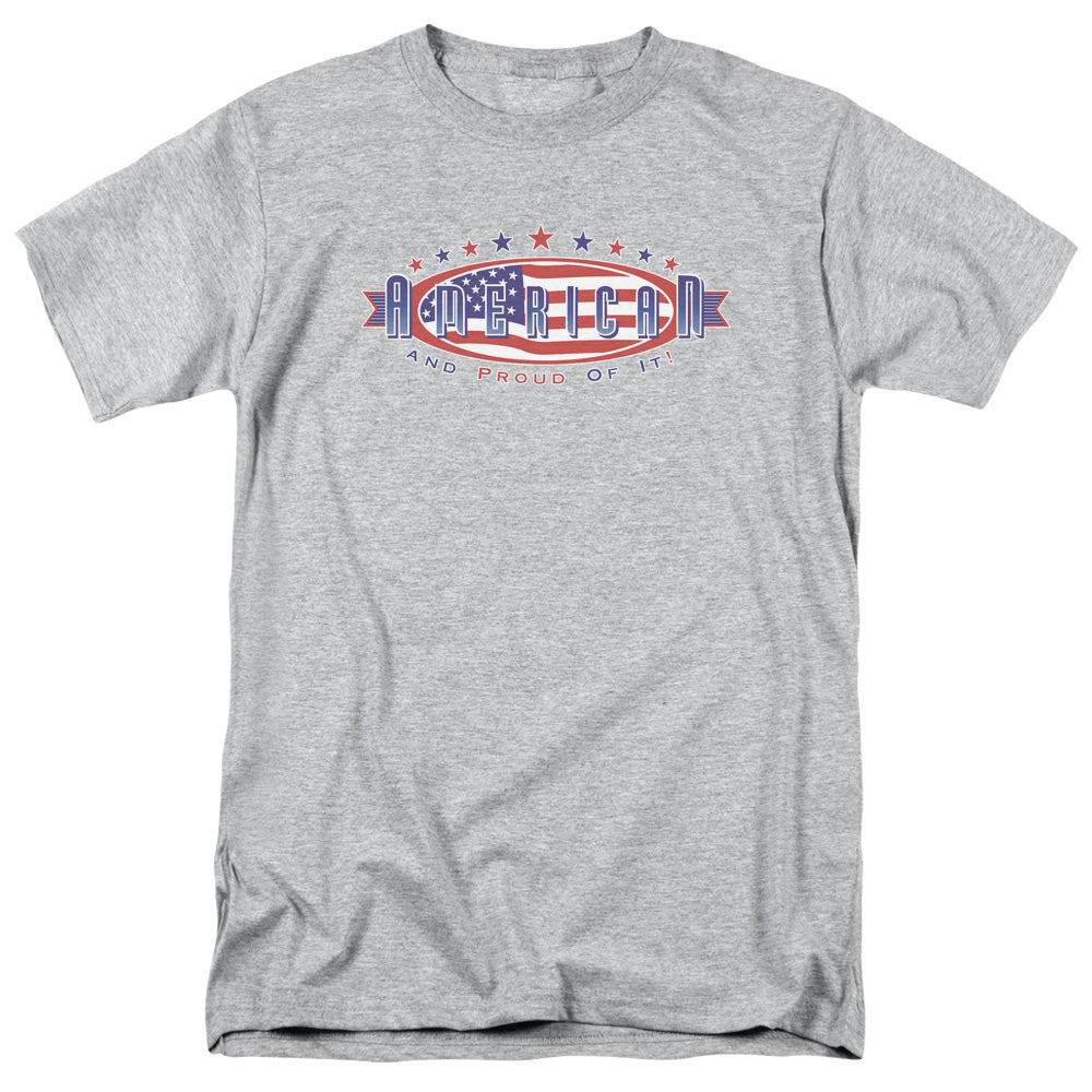 American And Proud - Short Sleeve Adult 18 - 1 - Athletic Heather T-shirt
