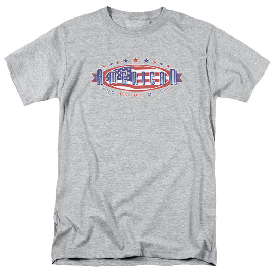 American And Proud - Short Sleeve Adult 18 - 1 - Athletic Heather T-shirt