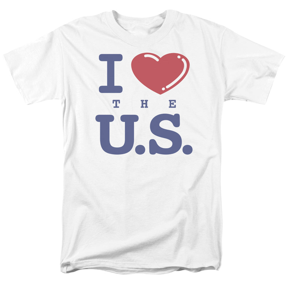 I Love The U.s. - Short Sleeve Adult 18 - 1 - White T-shirt