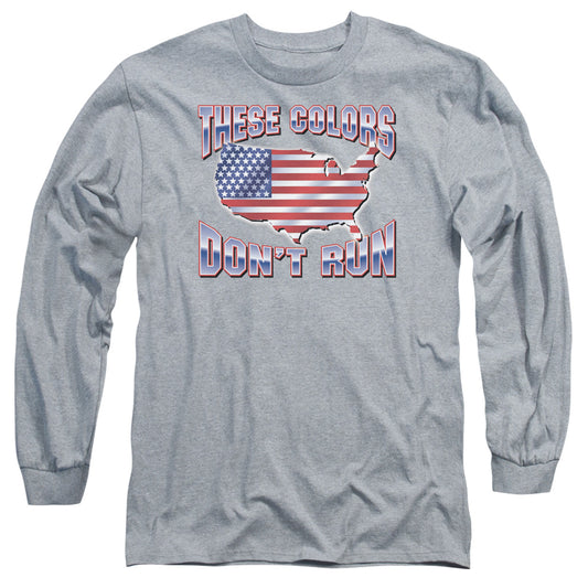 These Colors Dont Run - Long Sleeve Adult 18 - 1 - Athletic Heather T-shirt