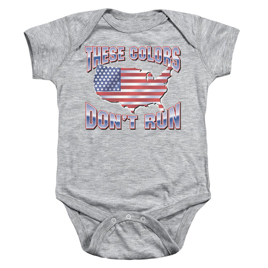 These Colors Dont Run-infant Snapsuit - Athletic Heather
