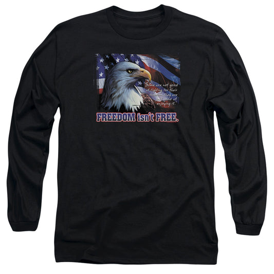 Freedom Isnt Free - Long Sleeve Adult 18 - 1 - Black T-shirt