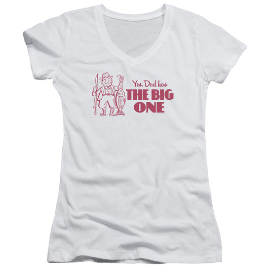 The Big One - Junior V-neck - White
