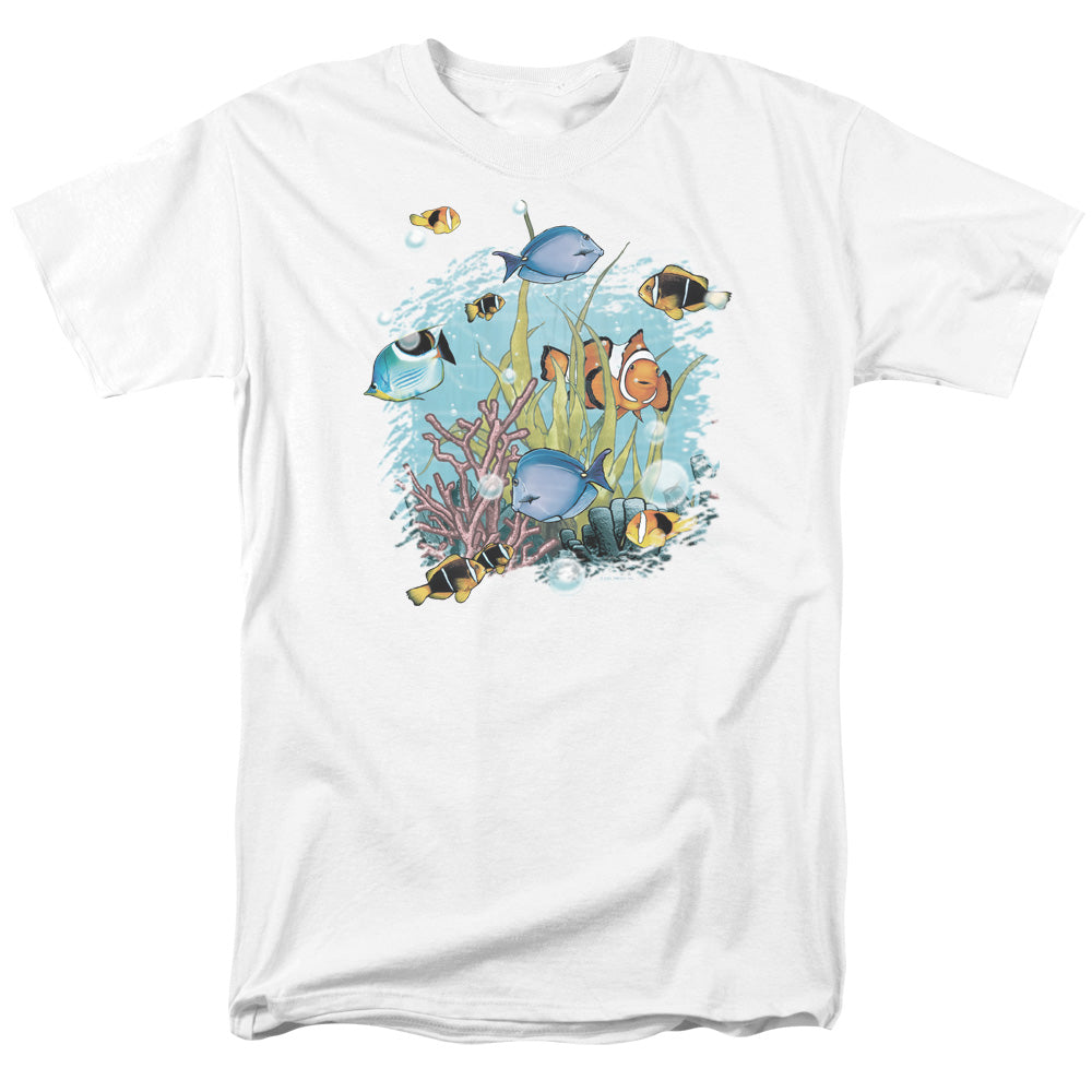 Wildlife - Tropical Fish - Short Sleeve Adult 18/1 - White T-shirt
