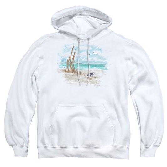 Seagulls - Adult Pull-over Hoodie - White
