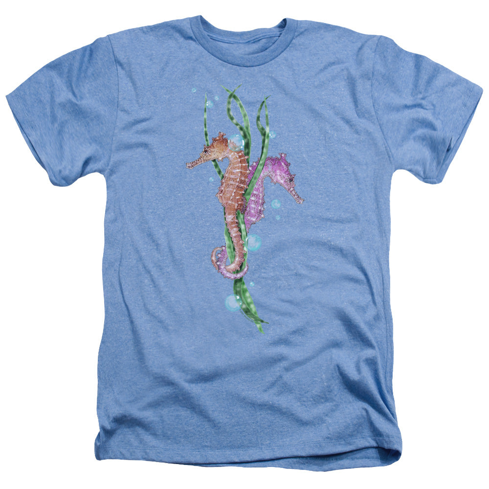 Wildlife - Seahorse Dance - Adult Heather - Light Blue