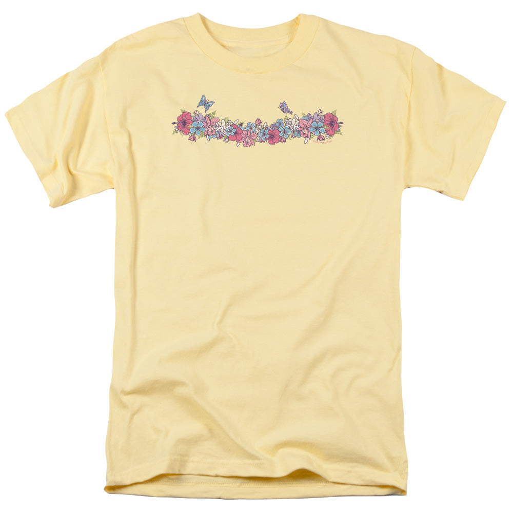 Tropical Floral Band - Short Sleeve Adult 18 - 1 - Banana T-shirt