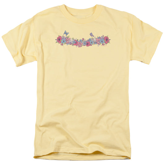 Tropical Floral Band - Short Sleeve Adult 18 - 1 - Banana T-shirt